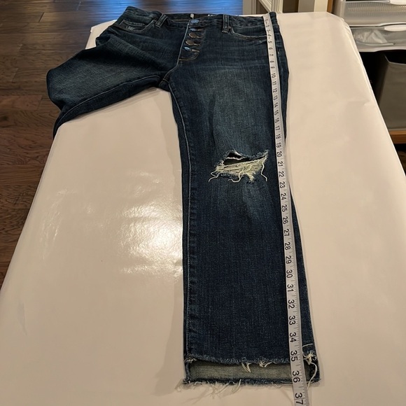 Kut From The Kloth Reese High Rise Fab AB Ankle Straight Leg Size 4 - Picture 9 of 16
